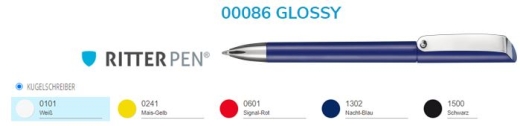 Kugelschreiber Glossy -Ritter Pen