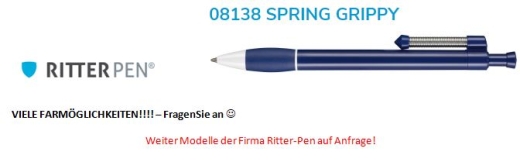 Kugelschreiber mit Federclip Spring Grippy