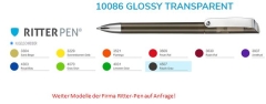 Drehkugelschreiber Glossy Transparent - Ritter-Pen