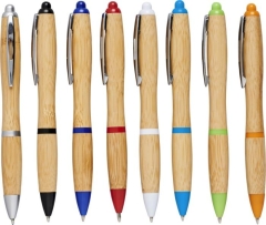 Nash Kugelschreiber aus Bambus - natur
