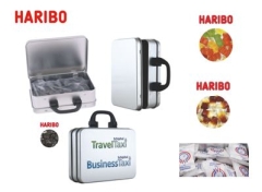 Koffer-Blechdose mit Haribo oder Pfefferminz